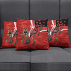 Sydney Swans ANZAC Personalised Pillow Cover Lest We Forget Poppy Camo
