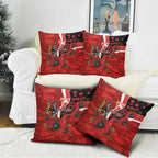 Sydney Swans ANZAC Personalised Pillow Cover Lest We Forget Poppy Camo