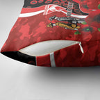 Sydney Swans ANZAC Personalised Pillow Cover Lest We Forget Poppy Camo