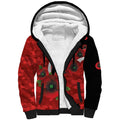 Sydney Swans ANZAC Personalised Sherpa Hoodie Lest We Forget Poppy Camo