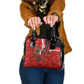 Sydney Swans ANZAC Personalised Shoulder Handbag Lest We Forget Poppy Camo