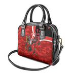 Sydney Swans ANZAC Personalised Shoulder Handbag Lest We Forget Poppy Camo