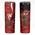 Sydney Swans ANZAC Personalised Skinny Tumbler Lest We Forget Poppy Camo