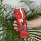 Sydney Swans ANZAC Personalised Skinny Tumbler Lest We Forget Poppy Camo
