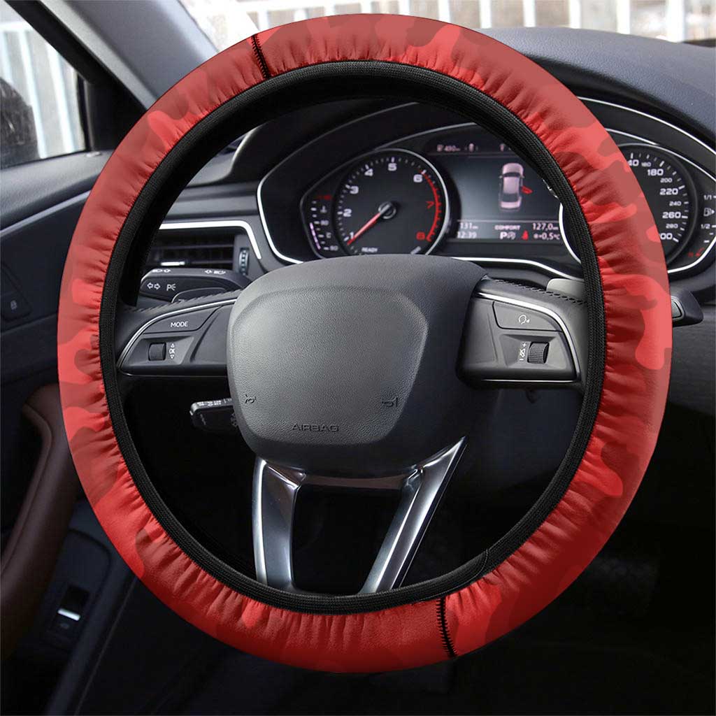 Sydney Swans ANZAC Steering Wheel Cover Lest We Forget Poppy Camo