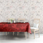 Sydney Swans ANZAC Personalised Tablecloth Lest We Forget Poppy Camo
