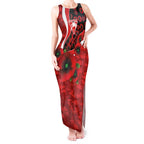 Sydney Swans ANZAC Personalised Tank Maxi Dress Lest We Forget Poppy Camo