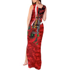 Sydney Swans ANZAC Personalised Tank Maxi Dress Lest We Forget Poppy Camo