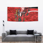 Sydney Swans ANZAC Personalised Tapestry Lest We Forget Poppy Camo
