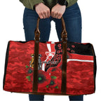 Sydney Swans ANZAC Personalised Travel Bag Lest We Forget Poppy Camo