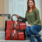 Sydney Swans ANZAC Personalised Travel Bag Lest We Forget Poppy Camo