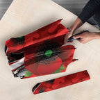 Sydney Swans ANZAC Personalised Umbrella Lest We Forget Poppy Camo