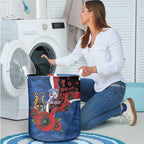 Western Bulldogs ANZAC Personalised Laundry Basket Lest We Forget Poppy Camo