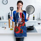 Western Bulldogs ANZAC Personalised Apron Lest We Forget Poppy Camo