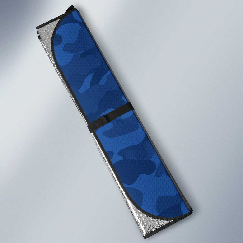 Western Bulldogs ANZAC Personalised Auto Sun Shade Lest We Forget Poppy Camo