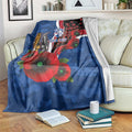 Western Bulldogs ANZAC Personalised Blanket Lest We Forget Poppy Camo