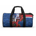 Western Bulldogs ANZAC Personalised Duffle Bag Lest We Forget Poppy Camo