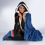 Western Bulldogs ANZAC Personalised Hooded Blanket Lest We Forget Poppy Camo