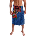 Western Bulldogs ANZAC Personalised Lavalava Lest We Forget Poppy Camo