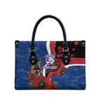 Western Bulldogs ANZAC Personalised Leather Bag Lest We Forget Poppy Camo