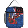 Western Bulldogs ANZAC Personalised Lunch Bag Lest We Forget Poppy Camo