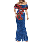Western Bulldogs ANZAC Personalised Mermaid Dress Lest We Forget Poppy Camo