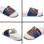Western Bulldogs ANZAC Personalised Slide Sandals Lest We Forget Poppy Camo