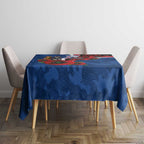 Western Bulldogs ANZAC Personalised Tablecloth Lest We Forget Poppy Camo