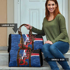 Western Bulldogs ANZAC Personalised Travel Bag Lest We Forget Poppy Camo