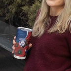 Western Bulldogs ANZAC Personalised Tumbler Cup Lest We Forget Poppy Camo