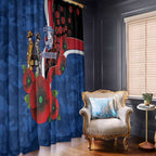 Western Bulldogs ANZAC Personalised Window Curtain Lest We Forget Poppy Camo