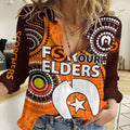 (Custom Text And Number) 2023 Scorchers BBL Women Casual Shirt Aboriginal NAIDOC For Our Elders LT9