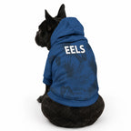 Parramatta Eels Rugby Pet Hoodie Simple Hawaiian Palms Leaf