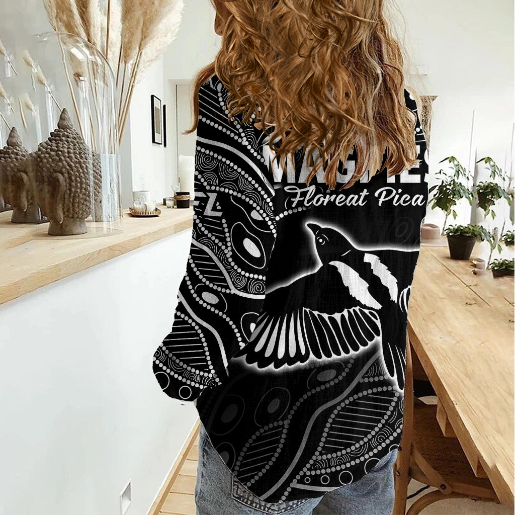 2023 Collingwood Magpies Football Women Casual Shirt Pies Founded 1892 LT9