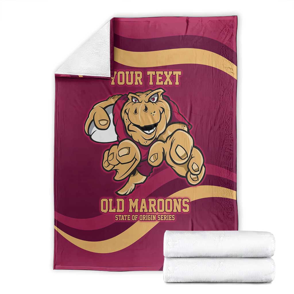 Custom QLD Maroons Cane Toad Blanket Queensland Origin No1