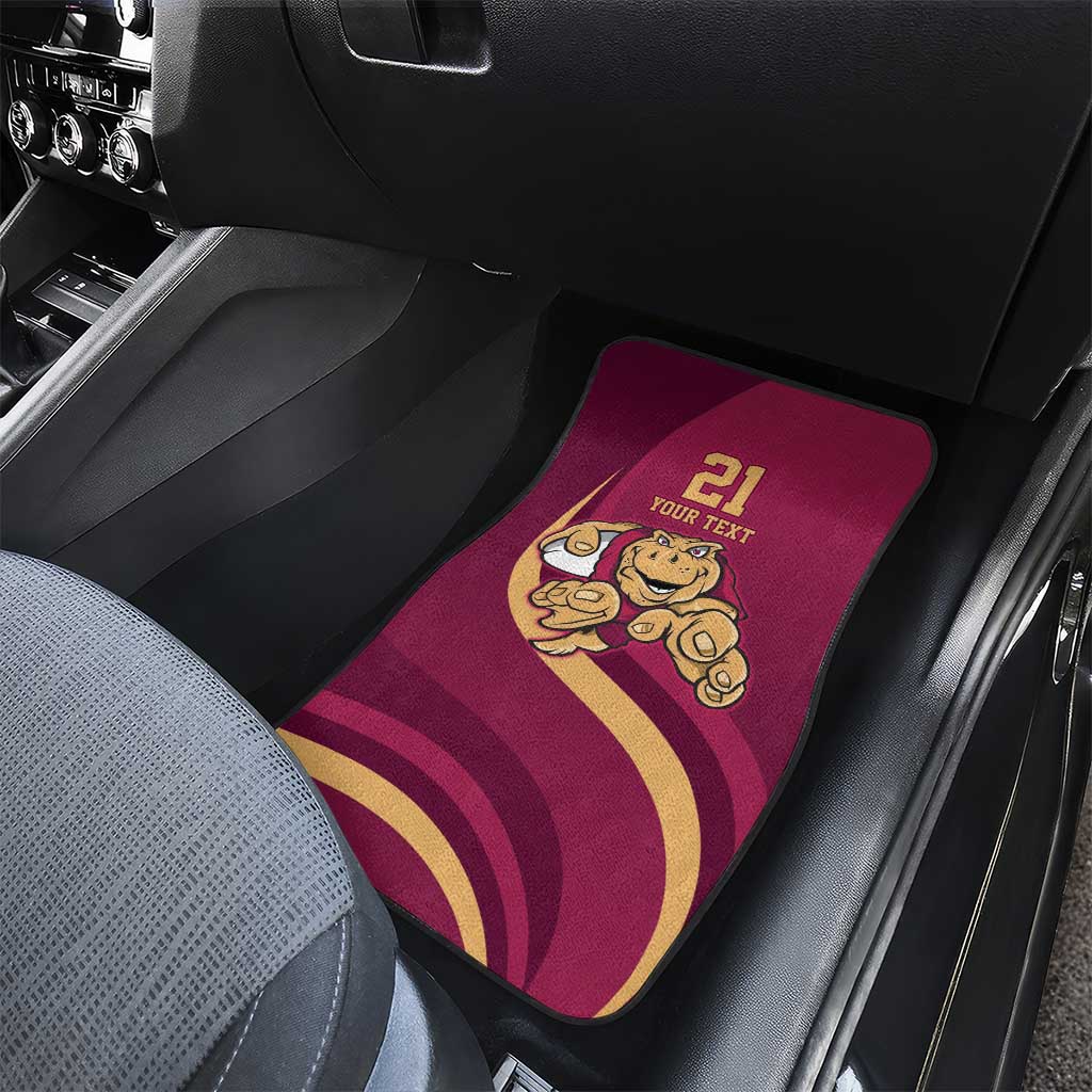Custom QLD Maroons Cane Toad Car Mats Queensland Origin No1