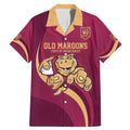 Custom QLD Maroons Cane Toad Family Matching Mermaid Dress and Hawaiian Shirt Queensland Origin No1
