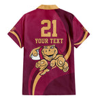 Custom QLD Maroons Cane Toad Family Matching Mermaid Dress and Hawaiian Shirt Queensland Origin No1
