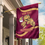 Custom QLD Maroons Cane Toad Garden Flag Queensland Origin No1