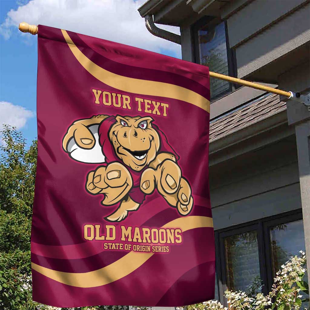Custom QLD Maroons Cane Toad Garden Flag Queensland Origin No1