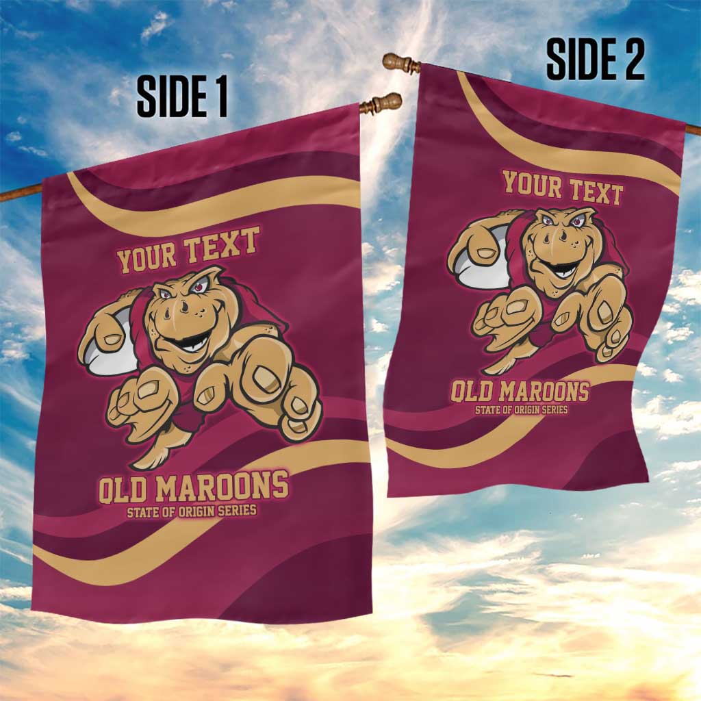 Custom QLD Maroons Cane Toad Garden Flag Queensland Origin No1