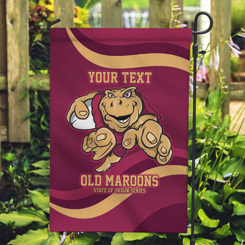 Custom QLD Maroons Cane Toad Garden Flag Queensland Origin No1