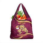 Custom QLD Maroons Cane Toad Grocery Bag Queensland Origin No1