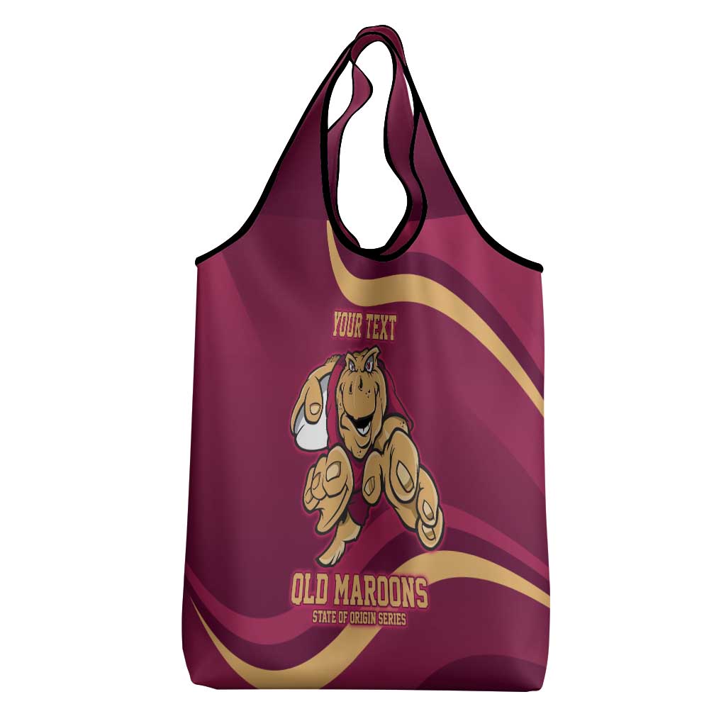 Custom QLD Maroons Cane Toad Grocery Bag Queensland Origin No1