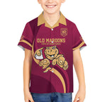 Custom QLD Maroons Cane Toad Hawaiian Shirt Queensland Origin No1