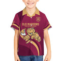 Custom QLD Maroons Cane Toad Kid Hawaiian Shirt Queensland Origin No1
