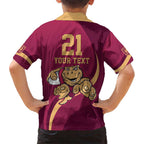Custom QLD Maroons Cane Toad Kid Hawaiian Shirt Queensland Origin No1
