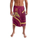 Custom QLD Maroons Cane Toad Lavalava Queensland Origin No1