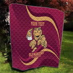 Custom QLD Maroons Cane Toad Quilt Queensland Origin No1