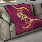 Custom QLD Maroons Cane Toad Quilt Queensland Origin No1